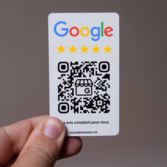 Comment les QR codes au dos de nos cartes pour avis Google peuvent améliorer la réputation en ligne de votre entreprise